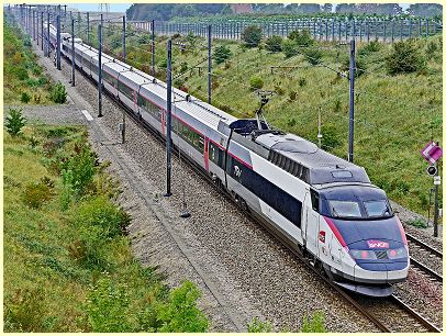 Anreise mit dem Zug TGV