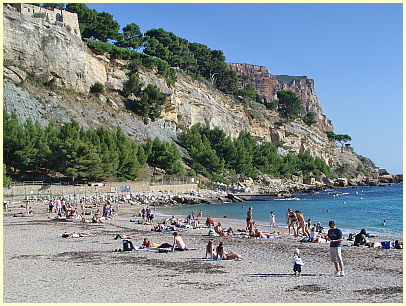 beste Reisezeiten Provence Strand Cassis