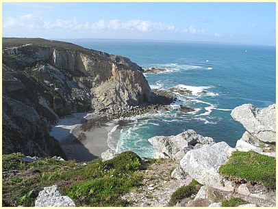 Bretagne - Halbinsel Crozon Klippenküste Cap de la Chèvre