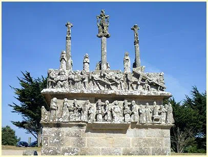 Bretagne - Kalvarienberg Notre-Dame de Tronoën