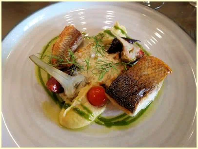 französische Küche Fischgericht