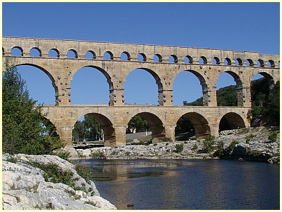 Provence ausgesuchte Reiseziele für den Urlaub Gard - Pont du Gard