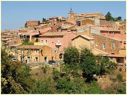 Provence - Vaucluse - schönstes Dorf Roussillon