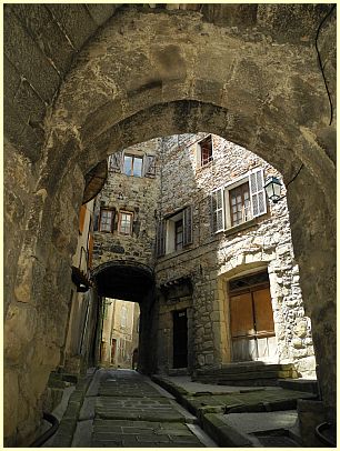 alter Dorfkern innerhalb der Stadtmauer - Annot