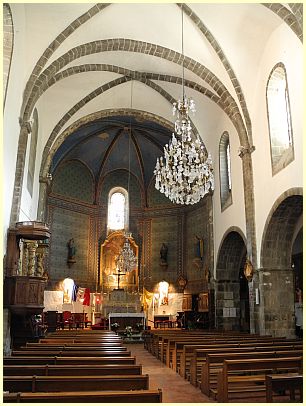 Kirchenschiff Saint-Martin - Colmars-les-Alpes