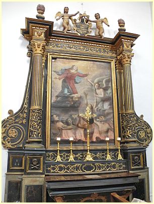 Altaraufsatz Retable des Âmes du Purgatoire - Kirche Saint-Martin