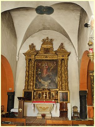 barocker Altaraufsatz (Retable) - Kapelle Saint-Joseph
