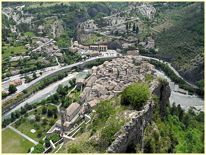 Panorama von der Zitadelle Entrevaux