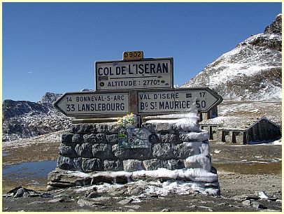 Passhöhe Col de l'Iseran