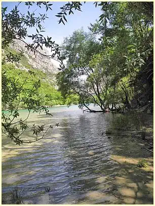 Blick vom Sentier des Pêcheurs auf den Verdon