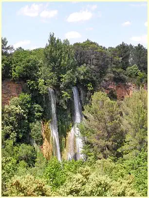Wasserfälle Sillans-la-Cascade