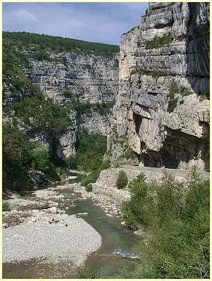 Clue de Chasteuil - Rechtes Ufer