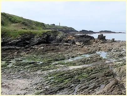 Blick auf die Pointe Saint-Mathieu
