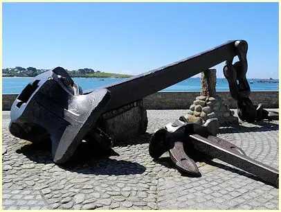zerbrochener Anker der Amoco Cadiz