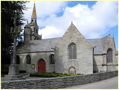 Locquirec - Kirche Église Saint-Jacques Vorderseite