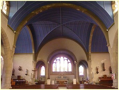 Kirchenschiff Saint-Rémi