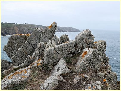 Felsen der Pointe de Castelmeur