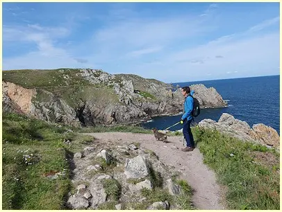 Wanderweg von der Pointe du Van zur Pointe du Raz