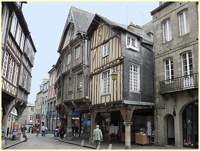 Fachwerkhäuser Rue de l'Apport Dinan