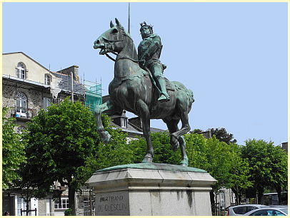 Reiterstatue Bertrand du Guesclin Dinan