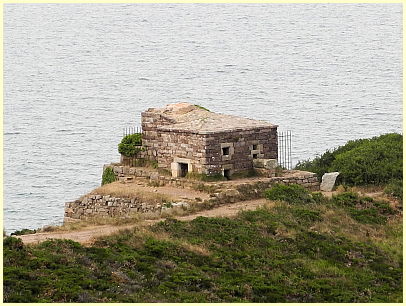 Wachhaus mit Ofen für Kanonenkugeln Cap Erquy - Bucht Saint-Brieuc