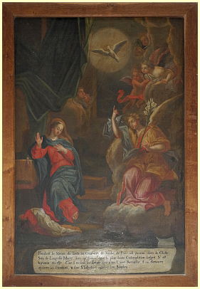 Gemälde Verkündigung - Kirche Notre-Dame de Bréhat