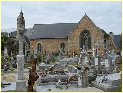 Friedhof und Kirche Notre-Dame de Bréhat