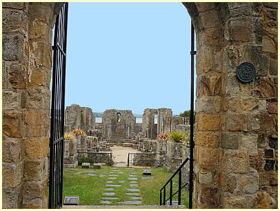 Ruinen Abtei Saint-Guénolé - Landévennec