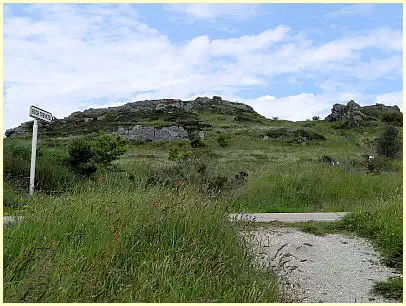 Weg zum Roc'h Trévezel - Monts d'Arrée Weg zum Roc'h Trévezel - Monts d'Arrée