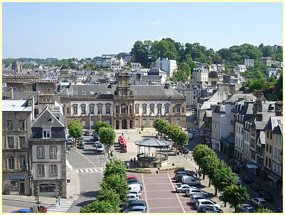 Place des Otages mit Rathaus Morlaix