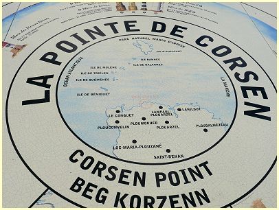 Pointe de Corsen - Gedenkstein der Marine