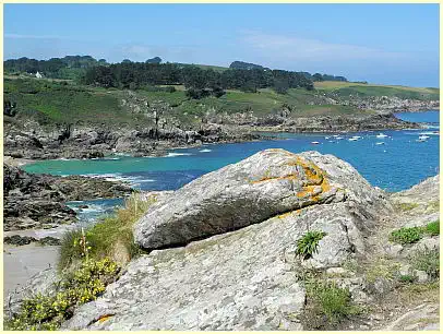 Plage de Pors Péron und Hafen Pors Lanvers