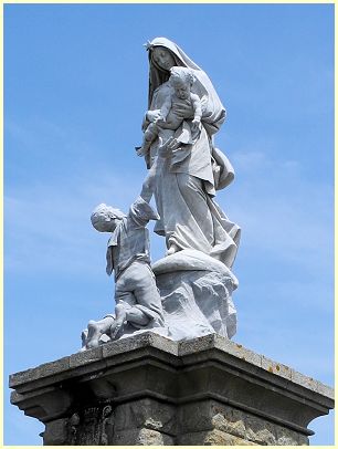 Statue Notre-Dame des Naufragés - Pointe du Raz