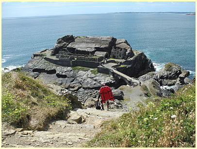 steiler Zugang Fort des Capucins - Fort des Capucins