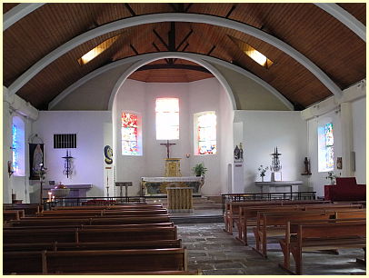 Kirchenschiff Église Saint-Éloi - Halbinsel Presqu'île de Roscanvel