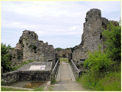 Brücke zur Burg Château du Guildo - Créhen