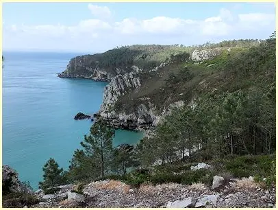 Blick auf die Pointe de Rostudel
