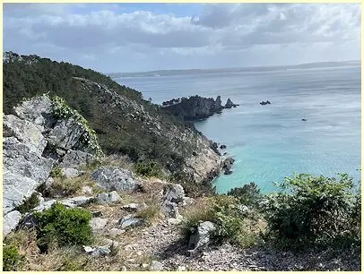 Blick zurück zur L'Île Vierge