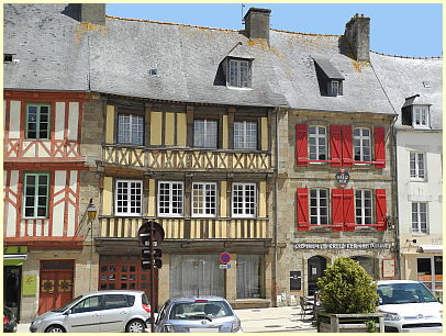 Tréguier - Häuser am Place du Martray