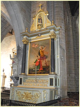 Retable du Martyre de Sainte Barbe Basilika Saint-Sauveur - Dinan