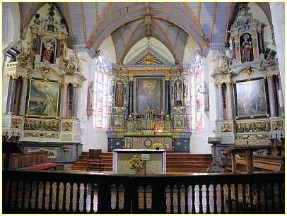Chor Kirche Saint-Suliau