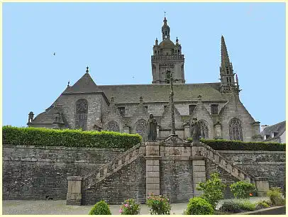 umfriedete Pfarrbezirke der Bretagne - Mur d'enceinte Saint-Thégonnec umfriedete Pfarrbezirke der Bretagne - Mur d'enceinte Saint-Thégonnec