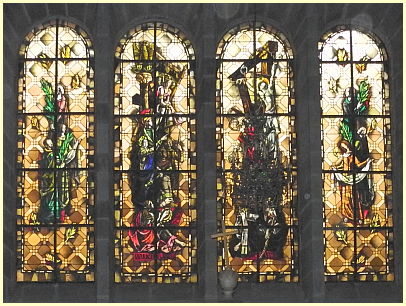 Kirchenfenster der Nordseite - Kathedrale Saint-Vincent