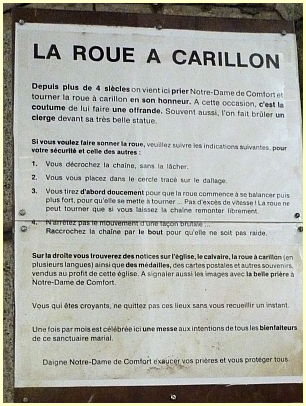 Roue à Carillon - Anleitung Glockenspielrad Notre-Dame de Confort