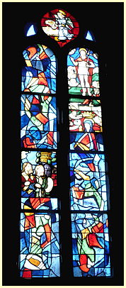 Kirchenfenster Auferstehung Notre-Dame de Confort