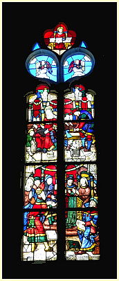 Kirchenfenster Kindheit Jesu Notre-Dame de Confort