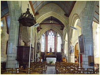 Kirchenschiff Notre-Dame de Confort