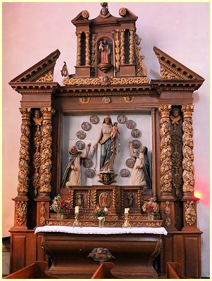 Altaraufsatz Retable du Rosaire - Kirche Saint-Pierre - Crozon