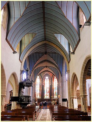 Kirchenschiff Saint-Pierre - Crozon