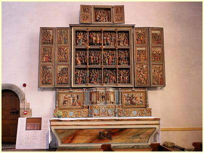 Altaraufsatz der 10.000 Märtyrer - Kirche Saint-Pierre - Crozon